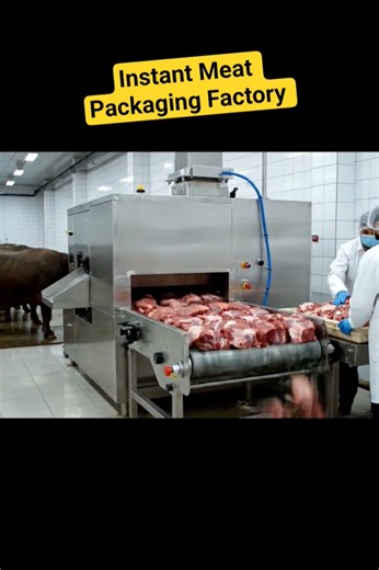 Amazing Automatic Meat Processing Machine | Modern Meat Factory Technology