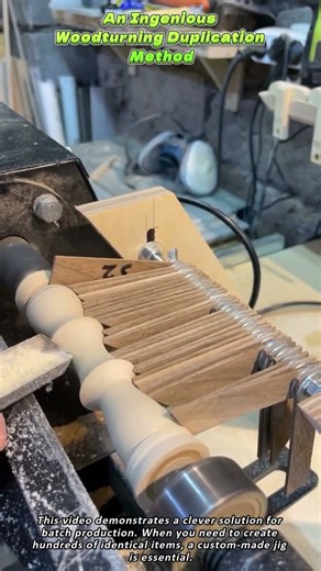 An Ingenious Woodturning Duplication Method