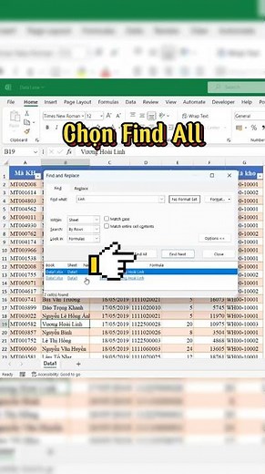 Super Fast Name Search Guide in Excel #youtubeshorts