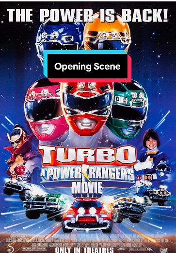 Power Rangers Turbo Movie Opening Scene Credits
