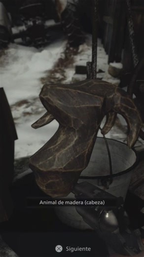 RESIDENT EVIL VILLAGE - COMO CONSEGUIR ANIMAL DE MADERA (CABEZA)