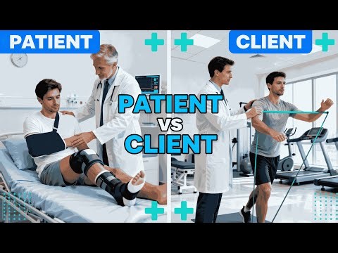 Patient vs Client: What’s the REAL Difference in Physiotherapy?|DPT Quick Concept