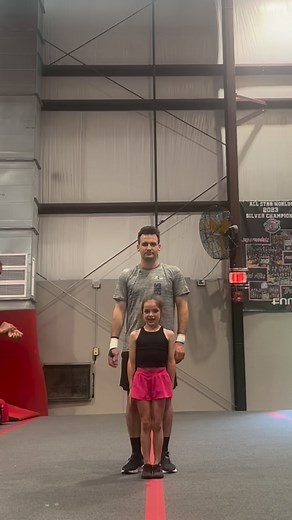 Full up cupie with Nora . #cheer #cheerleader #stunting #cheerleading #lesson | Johnpodsednik
