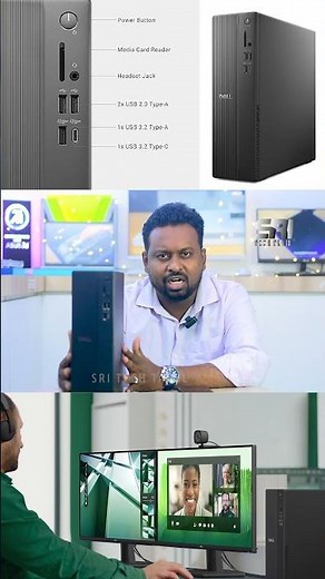 Dell ECS1250 Slim Desktop | Sri Tech Tamil Review | Intel i3 14th Gen, 8GB RAM, 512GB SSD