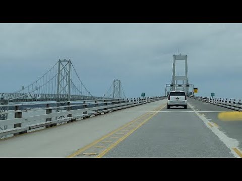 Chesapeake Bay Bridge, Drive from Kent Island to Annapolis Maryland