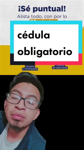 Cédula Obligatoria para el Examen Transformar