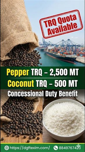 India–Sri Lanka TRQ 2026 🔥 Import at Concessional Duty | Deadline 15 March! #dgft #exportfromindia