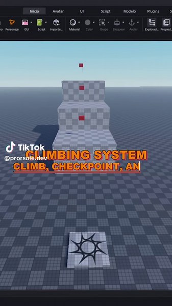 Cómo crear un sistema de escalada en Roblox Studio
