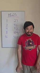 41K views · 698 reactions | A multiplication method found in the Rhind Papyrus: | Learning Math with Howie Hua | Facebook