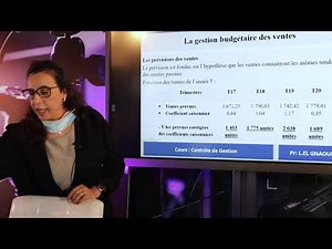 S6 Gestion Pr Laila Gnaoui , Contrôle de gestion La gestion budgétaire des ventes