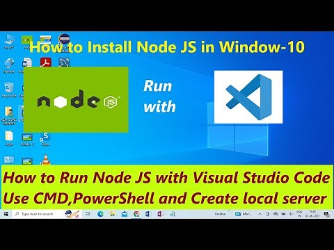 How to Install Node.js version 18.16.0 on Window 10 #nodejs