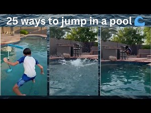 25+ Cool Ways to Jump in a Pool