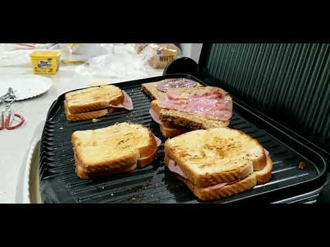 How to make Grilled Cheese on the George Foreman Lean Mean Grilling Machine