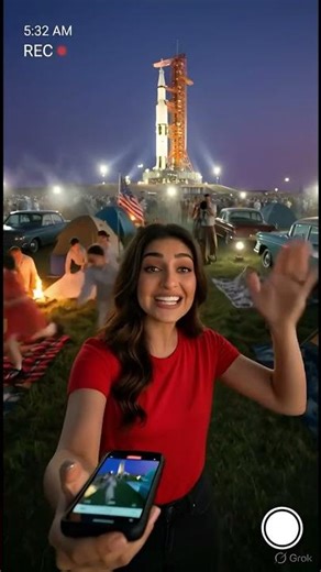 I Time Traveled to the Apollo 11 Launch 🚀 | July 16, 1969 | AI Cinematic Vlog