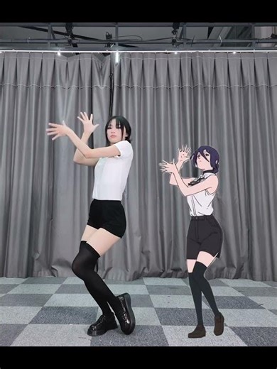 【Low Frame Rate Version】A MoCap Actress Recreates Reze Dance 100% Accurate#motioncapture #irisout
