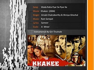 Instrumental - Wada Raha Pyar Se Pyar Ka - Khakee (2004)