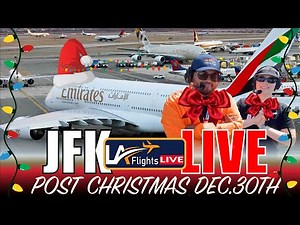 🔴LIVE JFK AIRPORT FREEZING Holiday Travel Rush! | DECEMBER 30, 2025