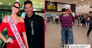 Miss Teen Mundo 2023, Gaela Barraza, arribó al Perú y se da dramático abrazo con su padre Carlos Barraza: ‘Te amo’