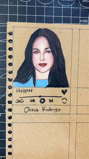 Olivia Rodrigo 😍 #singer #actor #oliviarodrigo #happier #art