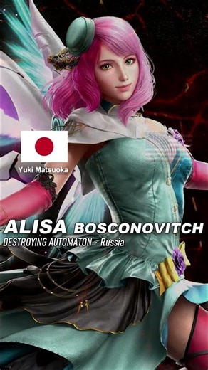 Alisa English Dub Mod Voice Comparison #englishdub #tekken8 #alisabosconovitch