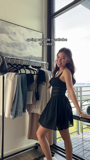 the capsule series: 15 piece spring wardrobe 🌷🫧💗 stay tuned for all the ways i style these! 🫶🏼 do we like this series?? lmk! ✨ what capsule wardrobe should i do next? #capsulewardrobe #springoutfits #outfitideas #fyp