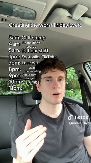 Creating the Worst Friday Ever: 3am Cramp to 11pm Sweat