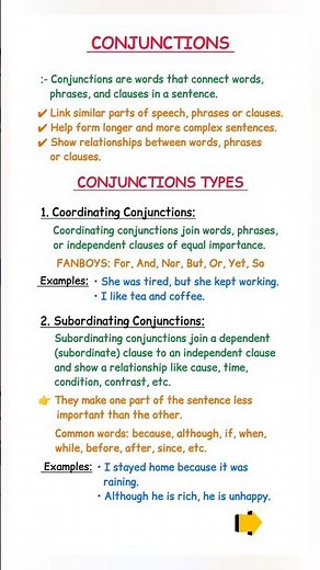 🚀 Conjunctions Made Easy in 5 Minutes | FANBOYS + Types Explained!
