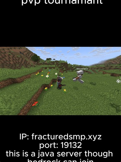 Minecraft pvp tournament on the fractured smp #minecraft #minecraftsurvival #minecraftpvp #minecraftserver #minecraftsmp