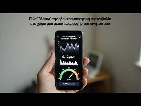 Πώς να δεις την ακτινοβολία στο σπίτι σου με το κινητό!