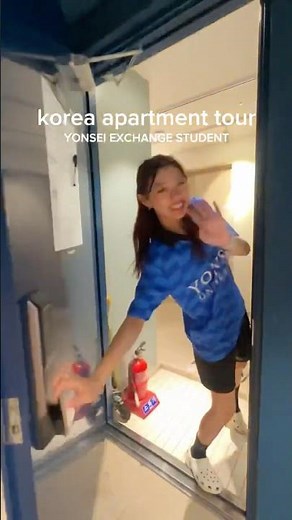Korean apartment tour as a Yonsei exchange student! 🏠📍🇰🇷 #korea #shorts