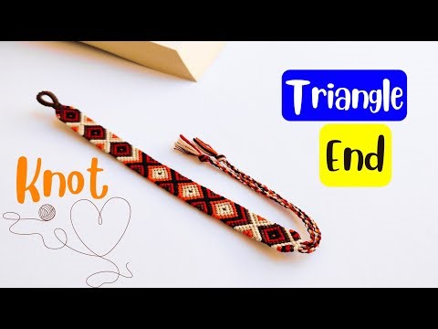Easy Tutorial Triangle Ends | Diamond Friendship Bracelets