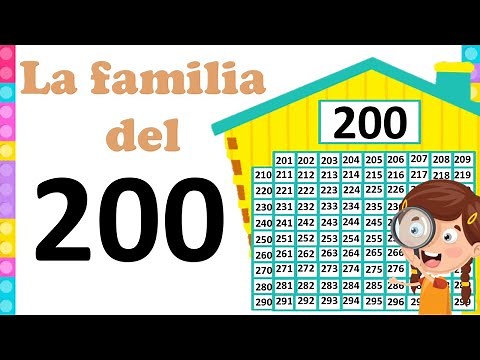 La familia del 200 | Aprende los números