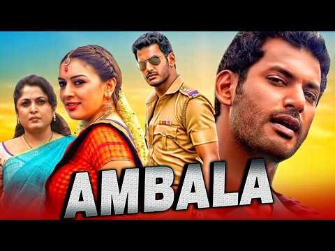 Ambala (HD) - Vishal South Superhit Action Comedy Hindi Dubbed Movie l Hansika Motwani, Santhanam