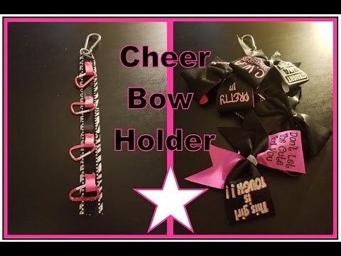 DIY cheer bow holder for your cheer bag!