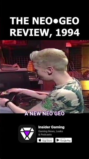 NEO GEO console review in 1994.. 😲