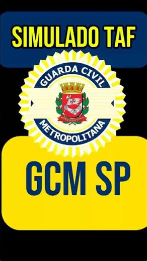 TAF GCM SP SIMULADO #taf