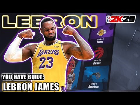 BEST *ULTRA RARE* LEBRON JAMES BUILD IN NBA 2K25
