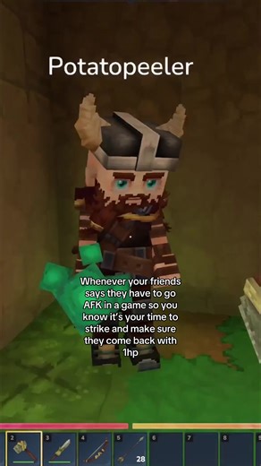 Real friends never let friends go AFK without paying the price #hytale #gaming