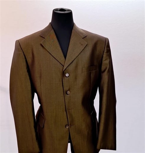 1960s Sharkskin Black Gold Suit New Deadstock Vintage Hand Tailored Italian Georgio Bellini - Etsy