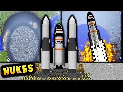 MINECRAFT NUCLEAR BOMB/MISSILE LAUNCHER MOD!