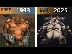DOOM: The Dark Ages | Monsters Evolution | 1993 - 2025 | Direct Comparison Model Viewer