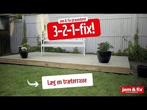 Læg en træterrasse | jem & fix