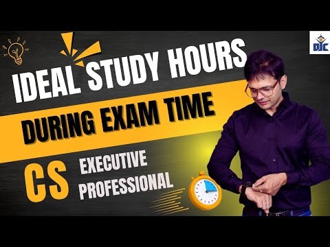 Ideal Study Hours During Company Secretary Exam Time | Number of Hours | CS Studies |