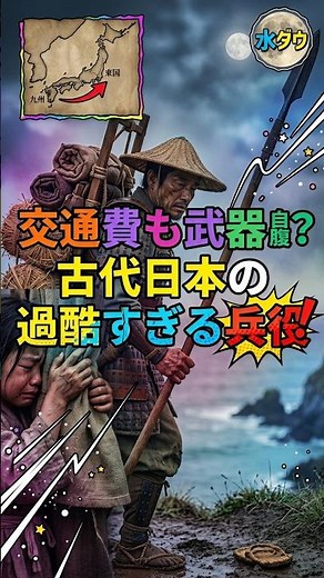 交通費も武器も自腹？古代日本の過酷すぎる兵役 #しゃべる歴史#日本史#歴史雑学#古代日本#奈良時代#飛鳥時代#防人#防人歌#万葉集#歴史解説