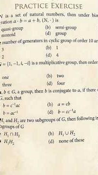 Abstract Algebra Top 5 Questions | Group Theory Practice Set for TGT PGT BSc Math