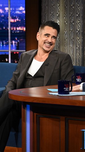 3.2M views · 69K reactions | Colin Farrell on the beer, cigarettes, and exhaustion behind 46 takes on "Minority Report." #Colbert #ColinFarrell #TomCruise #MinorityReport | The Late Show with Stephen Colbert | Facebook