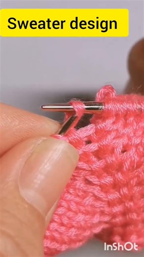 Sweater design knitting