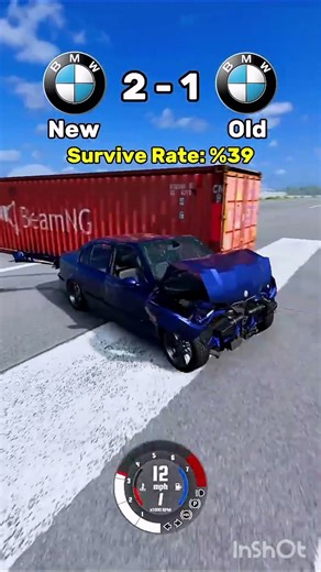 New bmw vs old bmw #beamngdrive #simulator #beamngcrashes