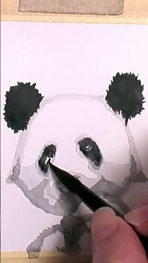 Paint a Panda Bear in Minutes with This Simple Watercolor Trick!