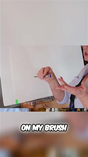 Double & Triple Brush Loading Techniques for Painting #shorts